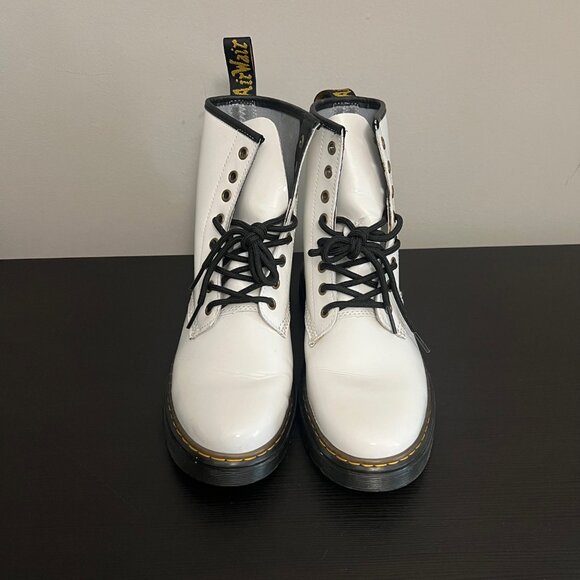 Dr. Martens White Combat Boots - Picture 7 of 15
